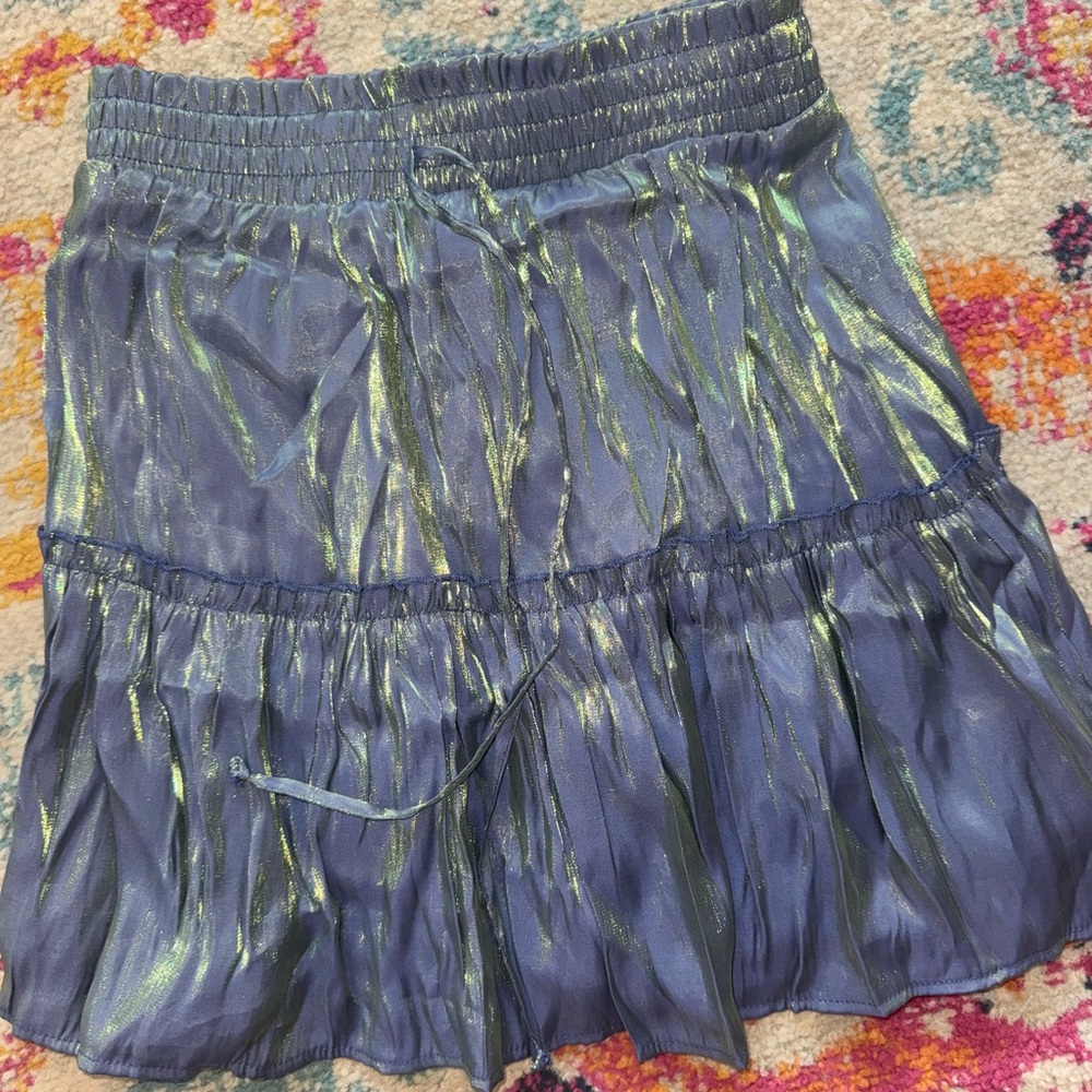 Shimmering Blue Skirt